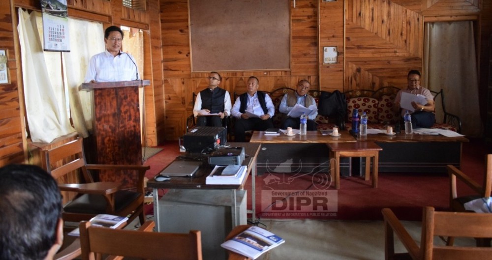 KG Kenye, Minister for Power and Parliamentary Affairs, and Chairman of DPDB Phek. (DIPR Photo)
